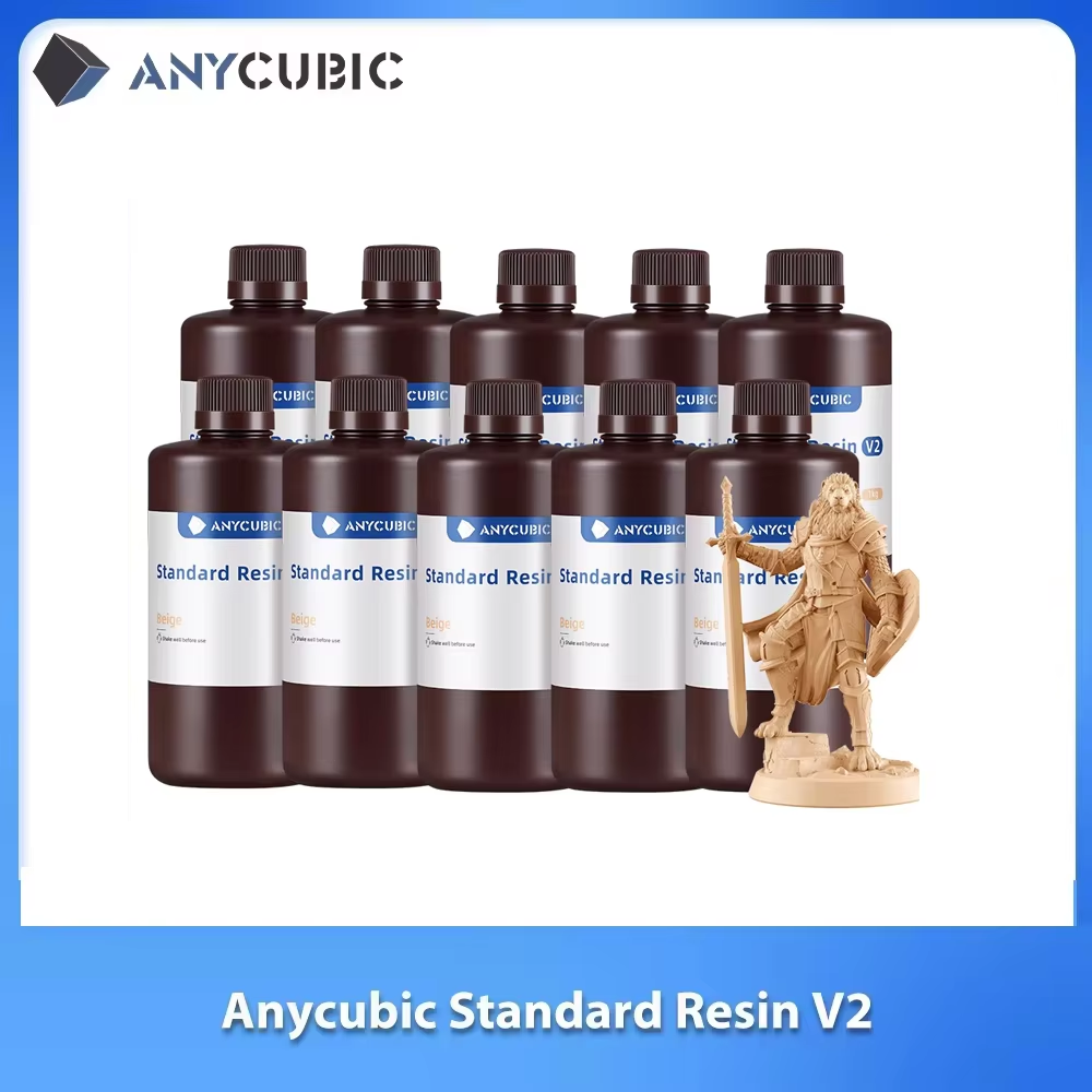 3D Printing Uv Sensitive Resin - ANYCUBIC القياسية الراتنج V2 40nm UV