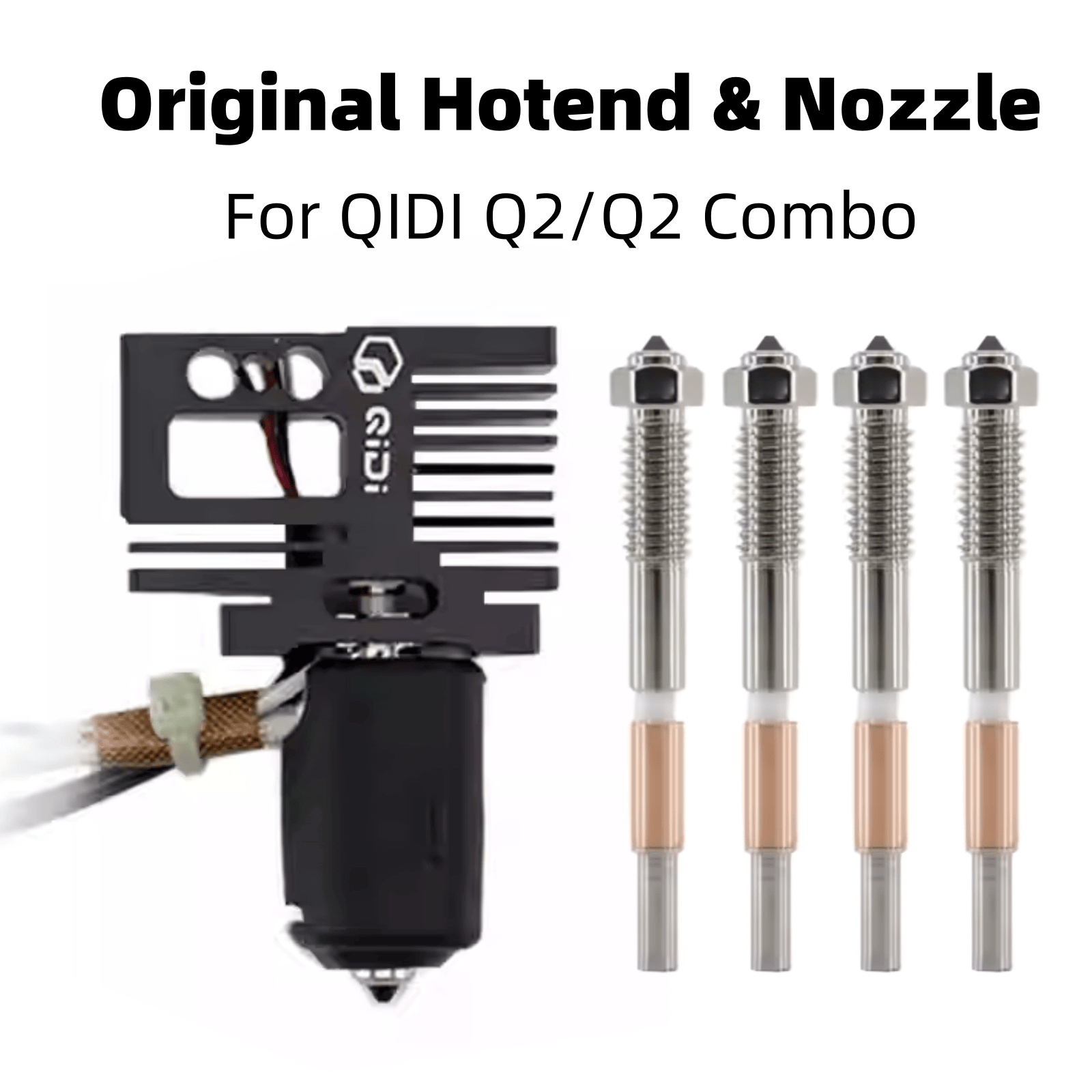 3D Printer Hotend Kit - رأس تسخين ثنائي المعدن سريع الاستبدال