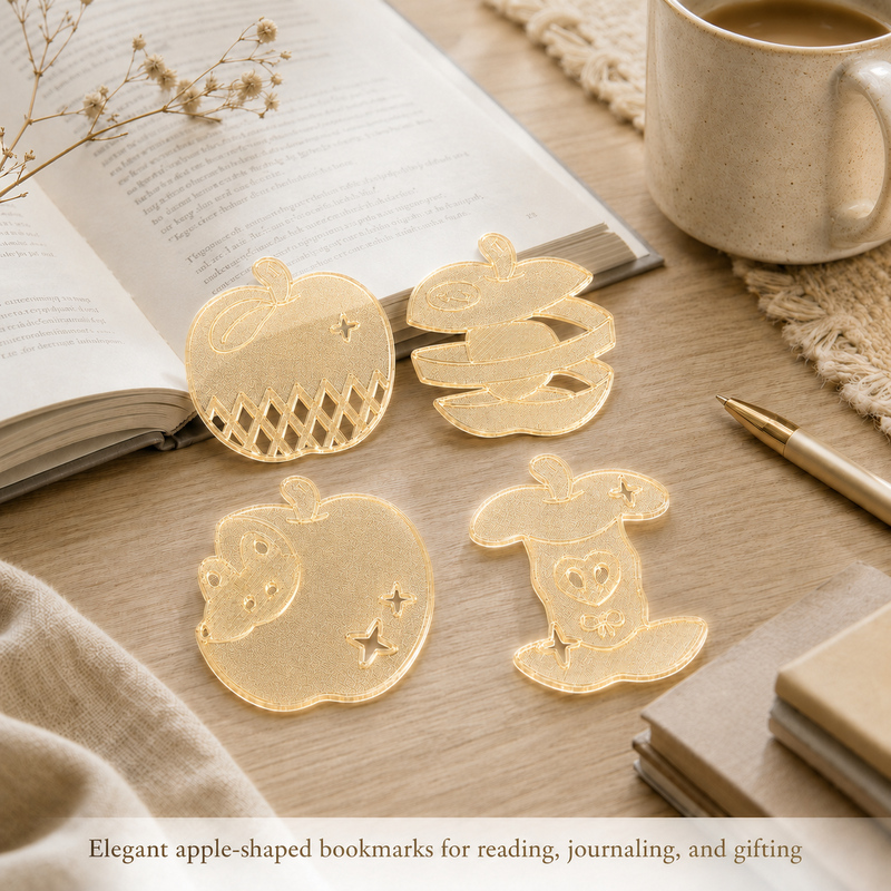 3D Printing Journal - 4 قطع/مجموعة علامات مرجعية لطيفة على