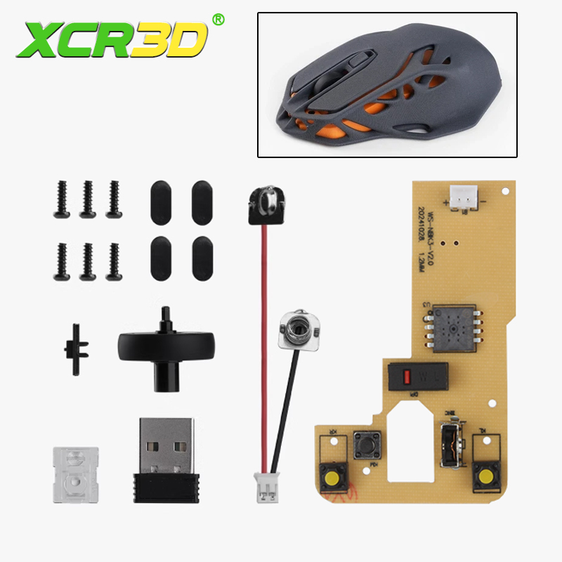 3D Printing Process - XCR الأجهزة بامبو مختبر ماوس الكمبيوتر