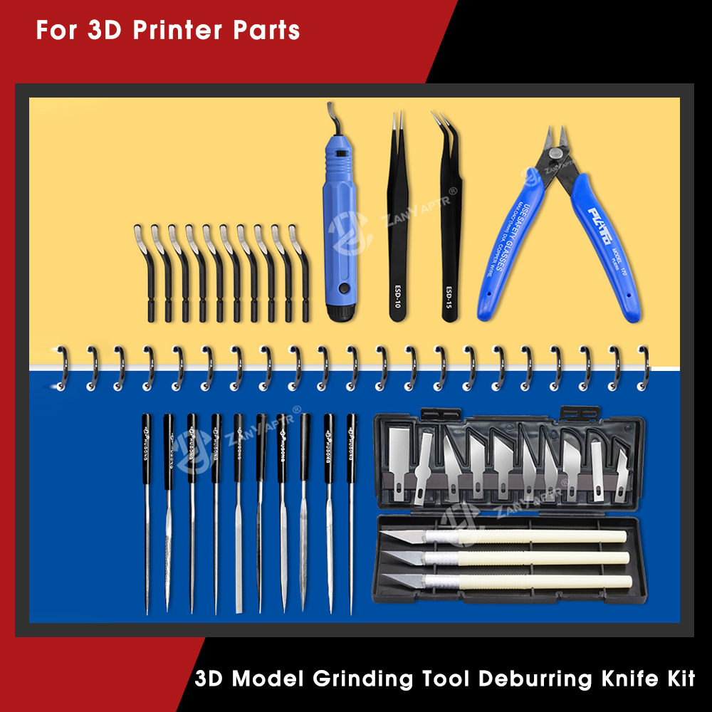 3D Printing Process - ثلاثية الأبعاد نموذج أداة تجليخ إزالة