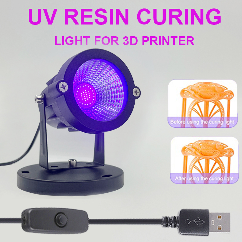 3D Printing Uv Sensitive Resin - ضوء جل الأشعة فوق البنفسجية LED