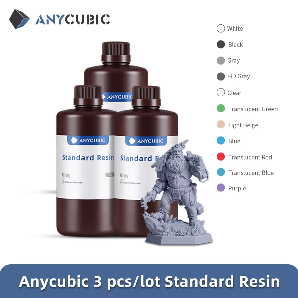 3D Printing Uv Sensitive Resin - ANYCUBIC 40nm الأشعة فوق البنفسجية الراتنج