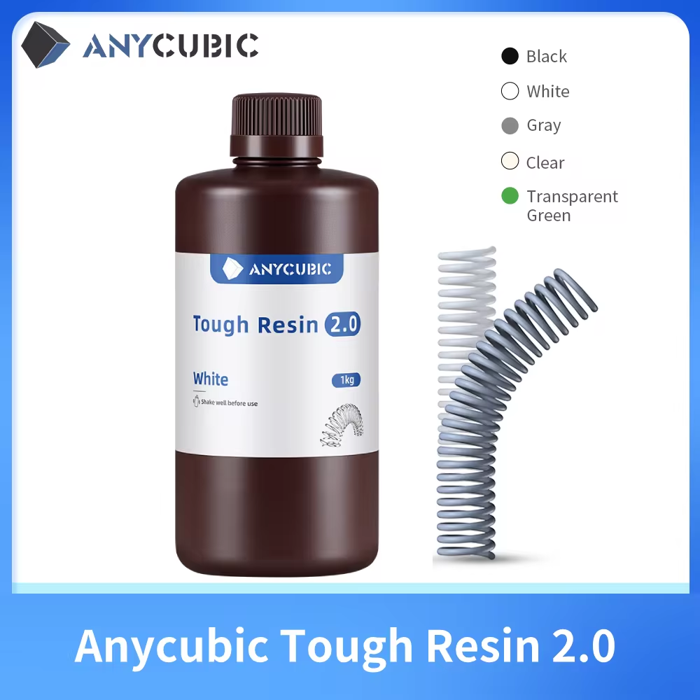 3D Printing Uv Sensitive Resin - Anycubic مرنة الراتنج القوي 2.0 LCD