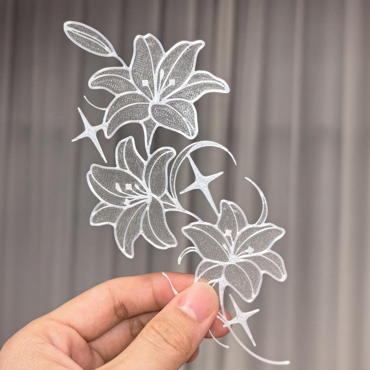 3D Printing Journal - فاصل كتب كوري مقلد من الأورجانزا