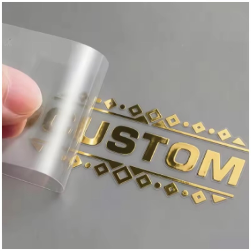 ملصق ذهبي ثلاثي الأبعاد مخصص،  - مراجعة 3D Printing Logo وسعره