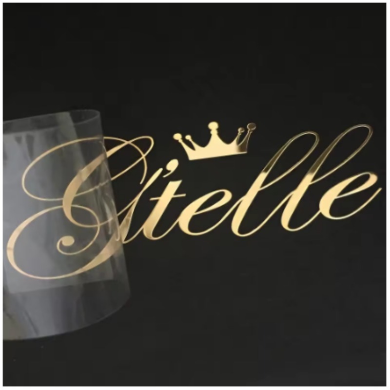 ملصق ذهبي ثلاثي الأبعاد مخصص،  - مراجعة 3D Printing Logo وسعره