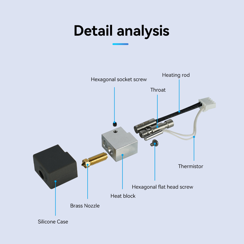 ل Anycubic كوبرا S1 Hotend كوب - مراجعة 3D Printer Hotend Kit وسعره