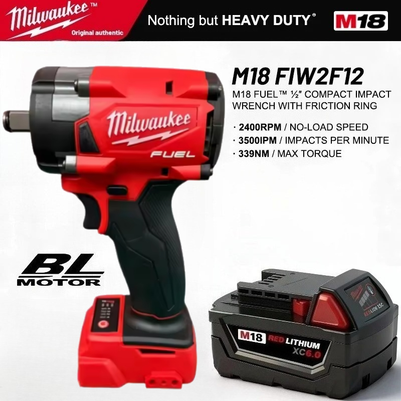 مفتاح ربط صدمي ميلووكي FIW212  - مراجعة Milwaukee Drill M18 Fuel وسعره