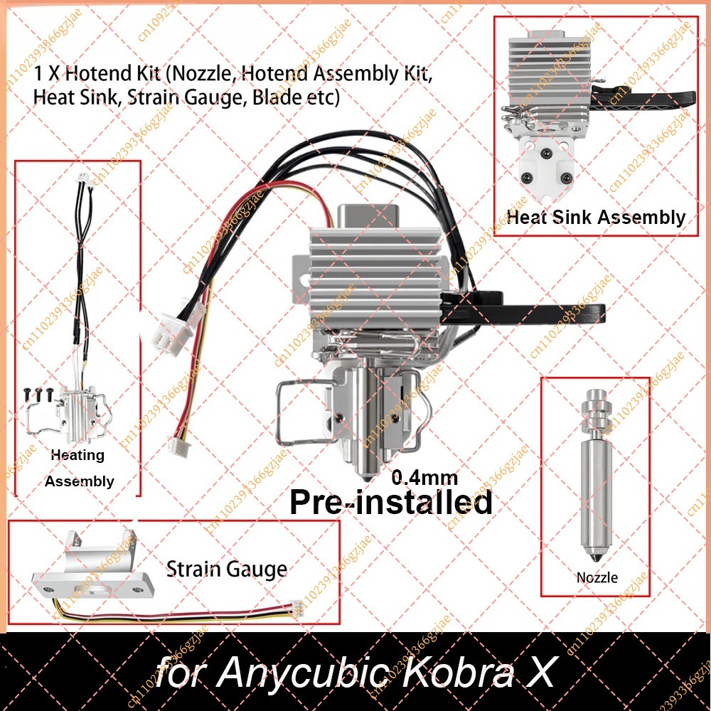 طقم هوت إند مسبق التركيب بسمك  - مراجعة 3D Printer Hotend Kit وسعره