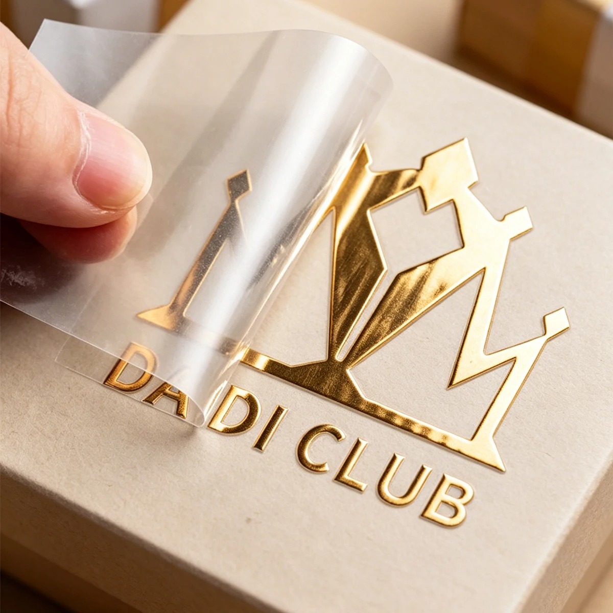 ملصق ذهبي ثلاثي الأبعاد مخصص 3 - مراجعة 3D Printing Logo وسعره
