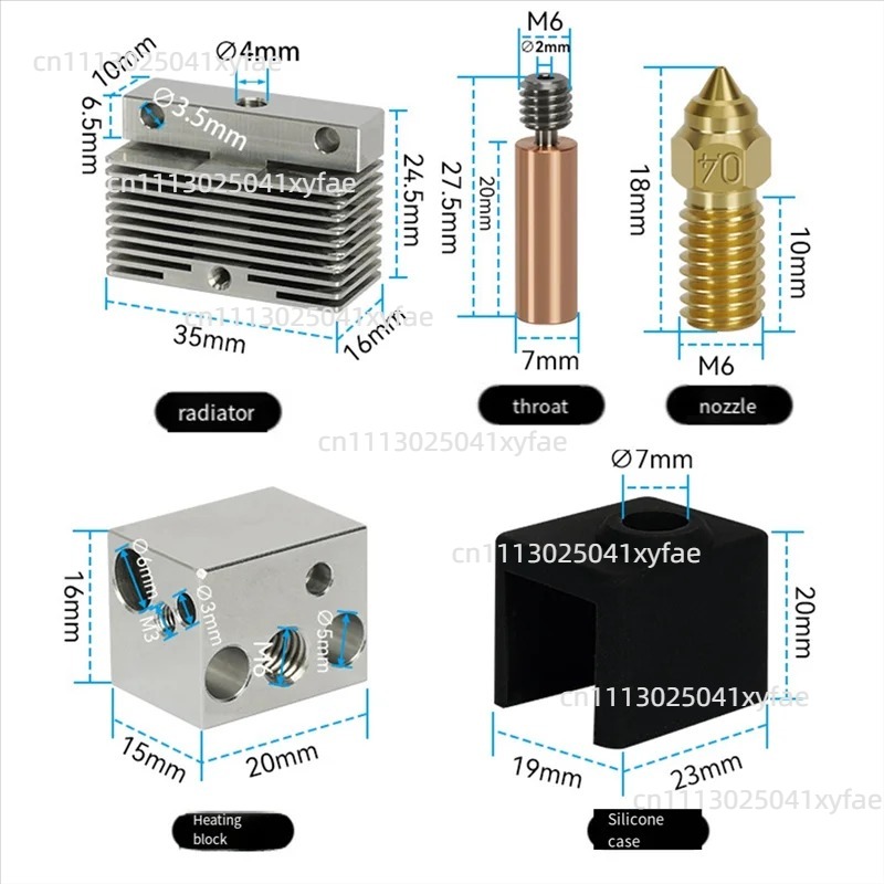 طقم نهاية الطباعة ثلاثية الأبع - مراجعة 3D Printer Hotend Kit وسعره
