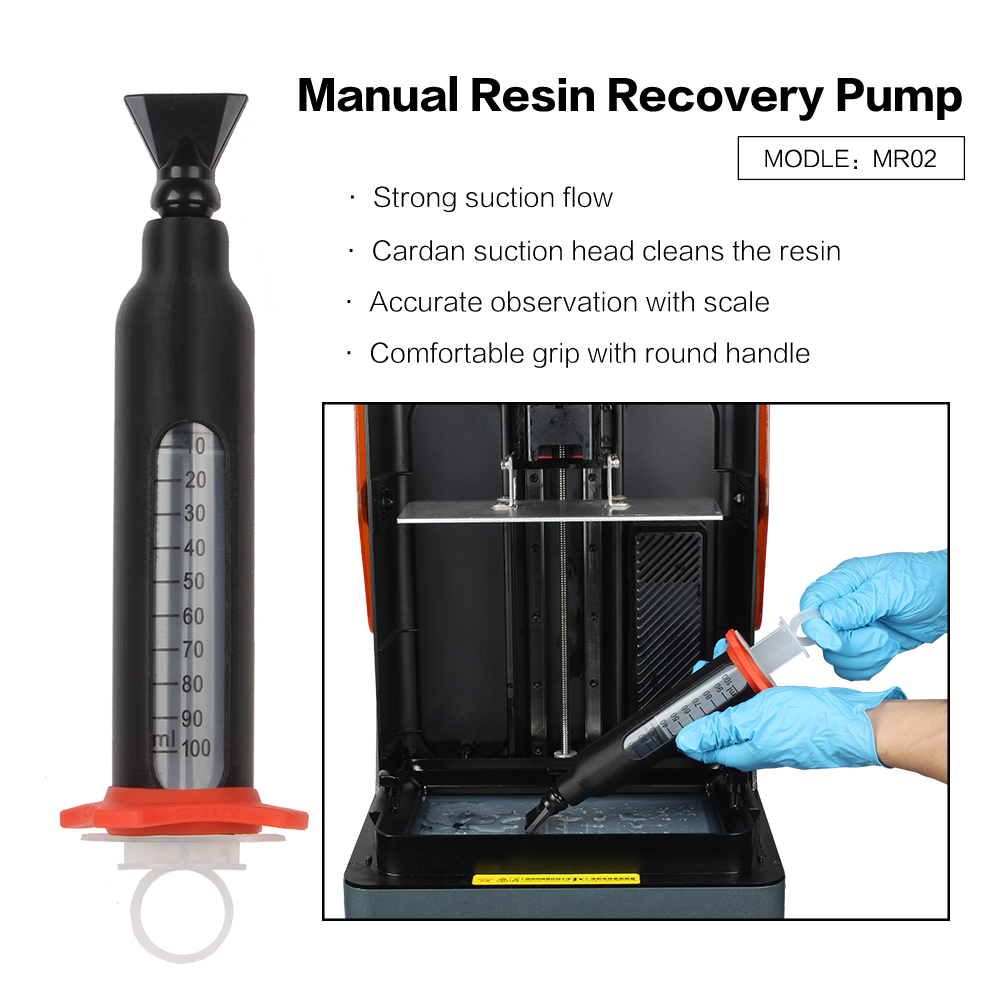 MR02 أداة إعادة تدوير Prpnter  - مراجعة 3D Printing Uv Sensitive Resin وسعره