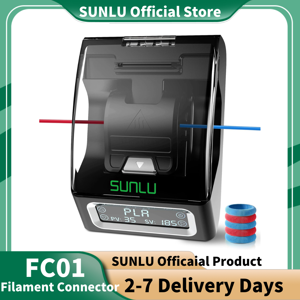 SUNLU FC01 موصل خيوط تسخين سري - مراجعة 3D Printing Process وسعره