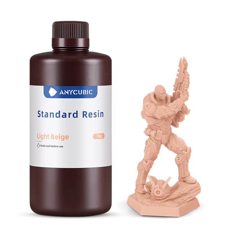 1 كجم AnyCubic 40nm UV القياسي - مراجعة 3D Printing Uv Sensitive Resin وسعره