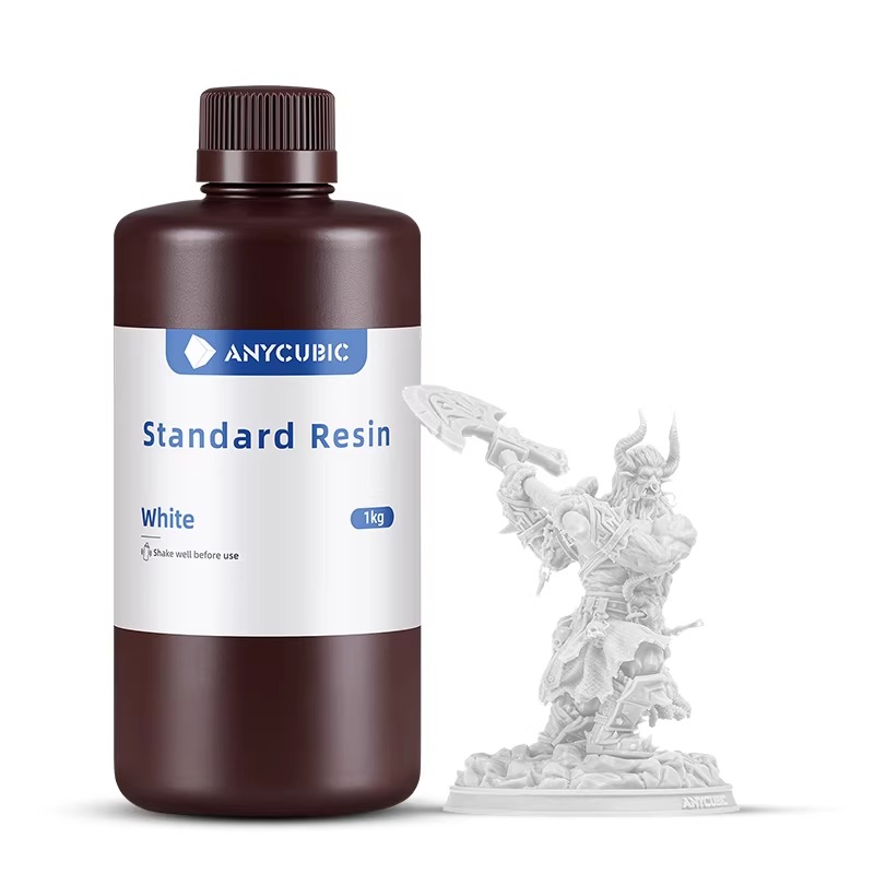 1 كجم AnyCubic 40nm UV القياسي - مراجعة 3D Printing Uv Sensitive Resin وسعره