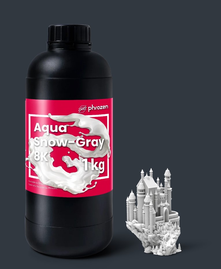 فروزن أكوا 8K UV 405nm الراتنج - مراجعة 3D Printing Uv Sensitive Resin وسعره